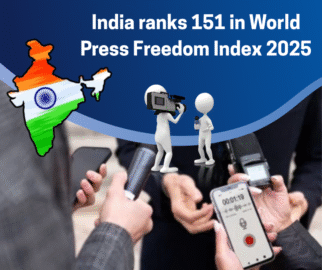 ranks 151 in World Press Freedom Index 2025
