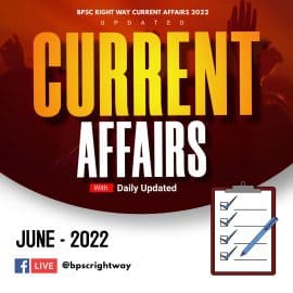 National Current Affairs - June 2022