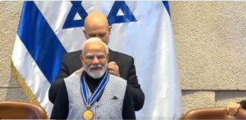 PM Modi receives Knesset's highest honour